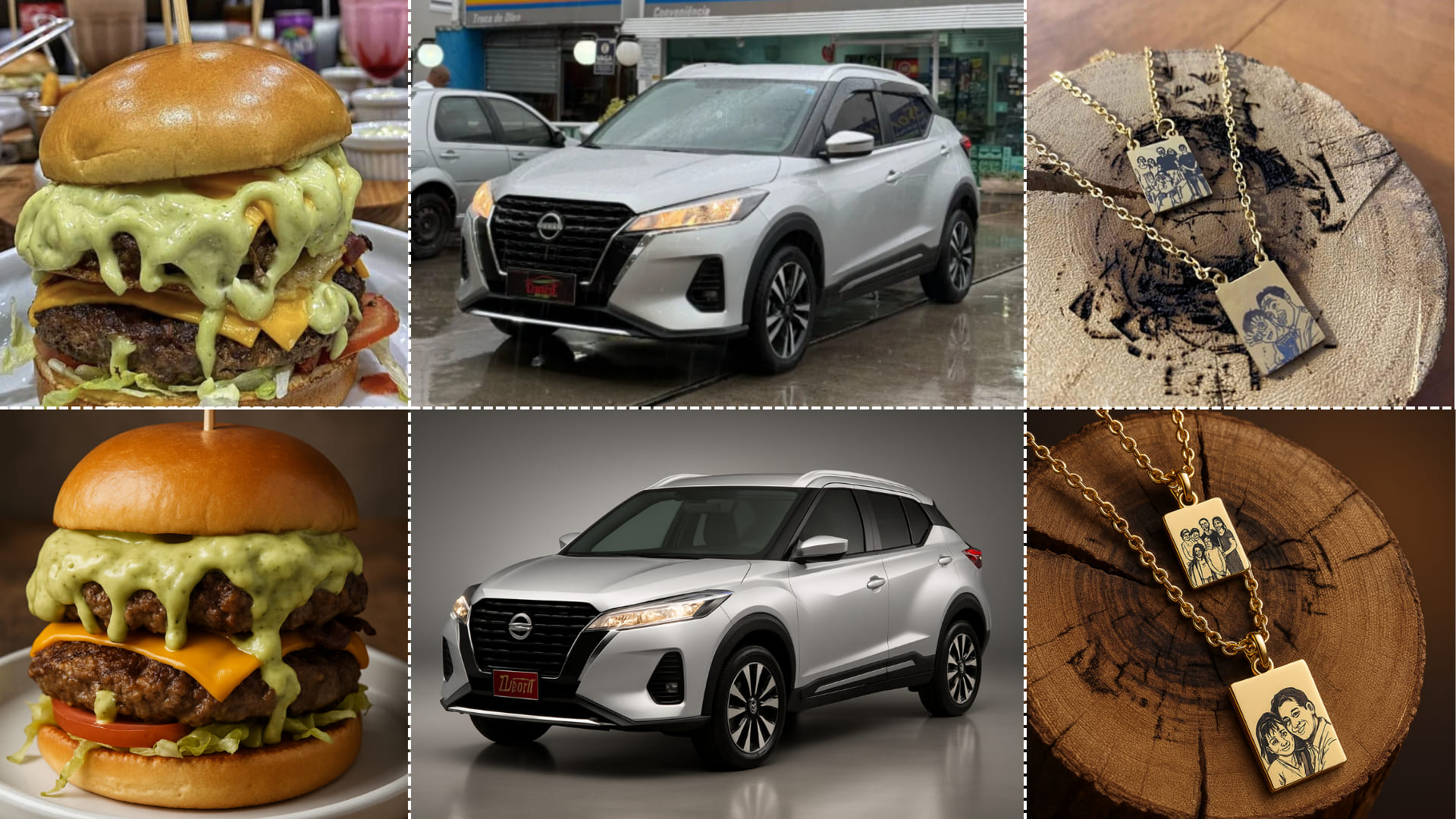 Antes e depois - transformação de foto